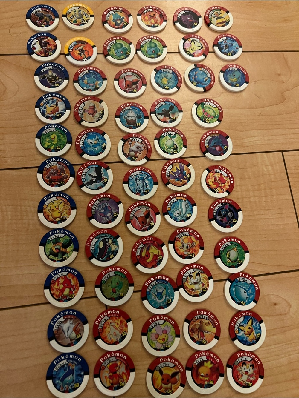 Pokemon Battrio Medal Coin Toy Lot Goods Takara Tomy Large set of 59 pieces